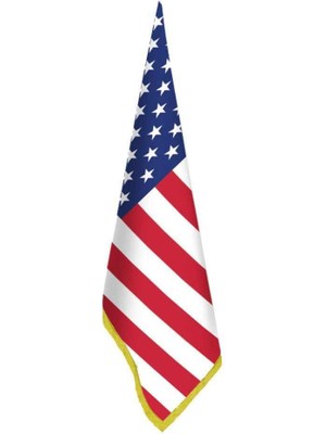 Asilmeydan Amerika Birleşik Devletleri Bayrağı -Ofis -Makam-Toplantı Odaları - Saçaklı Makam Bayrağı