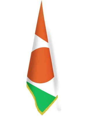 Asilmeydan Nijer Bayrağı - Ofis-Makam-Toplantı Odaları - Saçaklı Makam Bayrağı