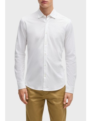 Boss % 100 Pamuk Slim Fit Klasik Yaka Gömlek Erkek Gömlek 50519748 100