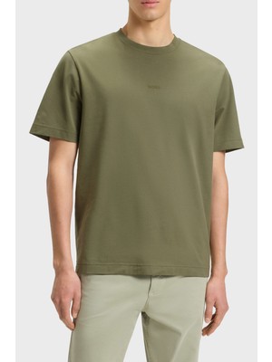 Boss Pamuklu Regular Fit Bisiklet Yaka T Shirt Erkek T Shirt 50473278 342