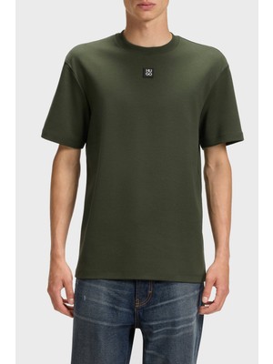 Hugo Logolu Bisiklet Yaka % 100 Pamuk Regular Fit T Shirt Erkek T Shirt 50505201 309