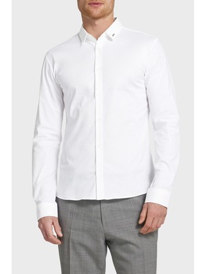 Hugo Streç Pamuklu Ekstra Slim Fit Klasik Yaka Gömlek Erkek Gömlek 50475678 199