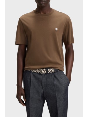 Boss Pamuklu Regular Fit Bisiklet Yaka T Shirt Erkek T Shirt 50520298 217