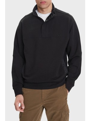 Boss Pamuklu Regular Fit Yarım Fermuarlı Dik Yaka Logolu Sweat Erkek Sweat 50545753 001