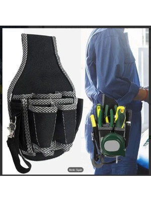 Ayarlanabilir Bel Çantası, Çok Amaçlı ve Şık Tasarım, Siyah Renk