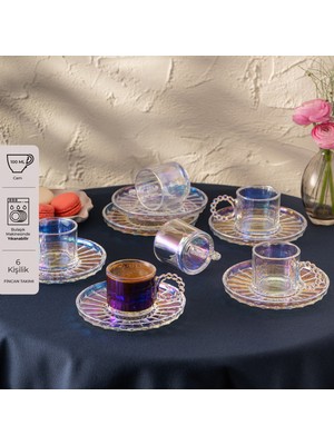 Emsan Muhabbet 100 ml 6'lı Kahve Fincan Takımı
