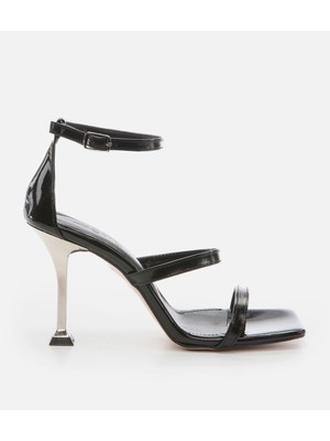 Kadın Siyah Abiye Topuklu Sandalet