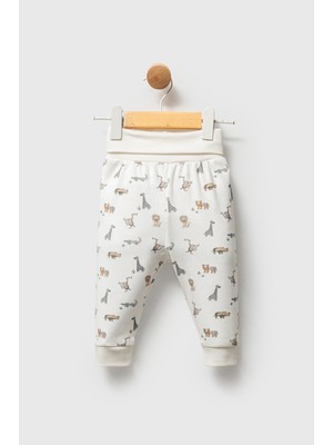 Tiffany Baby Erkek Bebek African Animals Theme Patiksiz Alt Ekru 32006