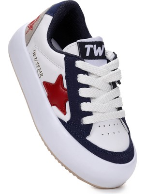  Rida Günlük Cırtlı Bağcıklı Erkek Çocuk Spor Ayakkabı