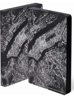 Nuuna Graphic L Light Noktalı - Nightflight Over New York City Defter