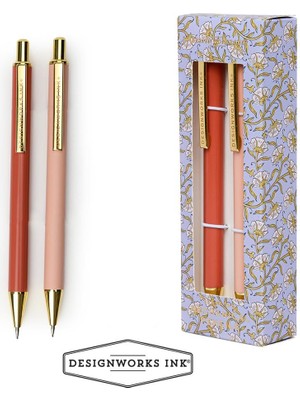 Designworks Ink Rosewood And Blush  Ikili Mekanik Uçlu Kalem Seti