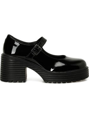 Butigo 24K-521 5pr Siyah Kadın Oxford Ayakkabı