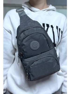 Gri Günlük Unisex Bel Çantası CTP3300, Şık ve Kullanışlı Tasarım