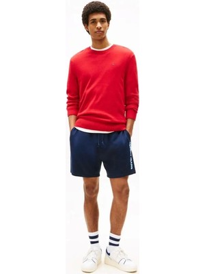 Tommy Jeans Erkek Rahat Kesim Klasik Plaj Mavi Şort DM0DM21781C1G