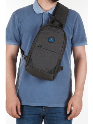 Renkli Kanvas Çapraz Bel ve Omuz Çantası, USB Çıkışlı, Çok Amaçlı Tasarım