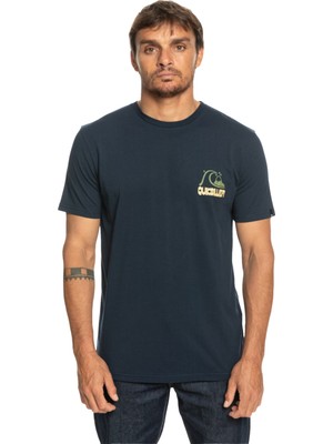 Quiksilver Riseshine Erkek Mavi Tişört