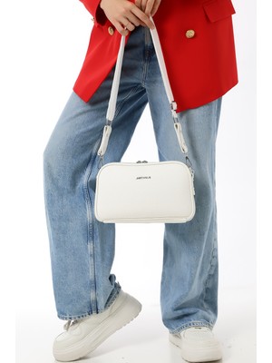 Yeni Trend Orta Boy Çok Bölmeli Kadın Omuz Çantası 25CM * 17CM * 10CM