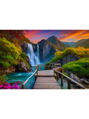 Aden Dekoratif Manzara Kanvas Tablo