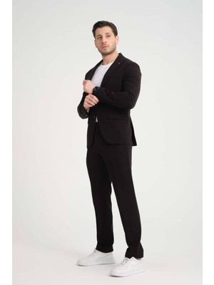 Erkek Takım Elbise Slim Fit En Boy Likra