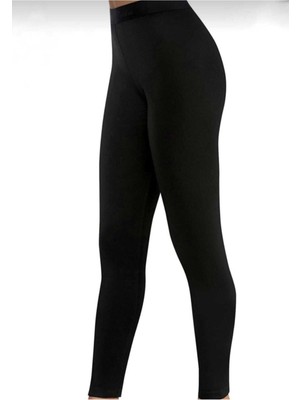 Bonbonetti Chocolate Baby&Kids Kadın Siyah Kışlık Termal Tayt