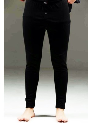 Bonbonetti Chocolate Baby&Kids Tutku Elit Erkek Siyah Termal Şardonlu Thermo Cool Içlik Tayt