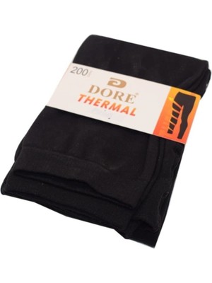 Bonbonetti Chocolate Baby&Kids Kadın Siyah Termal Tayt