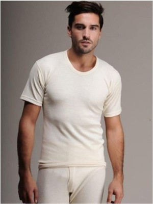 Hasyün Erkek Kısa Kollu Yün Içlik(Gerçek Doğal Termaldir)