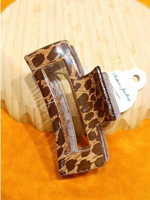 Monalisa Home Lüks Leopar Figürlü Kıstırma Toka