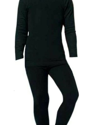 Bonbonetti Chocolate Baby&Kids Erkek Çocuk Termal Içlik Tayt Alt Üst Siyah Uzun