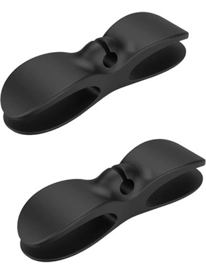 Concept Yapışkanlı Kablo Sabitleyici Düzenleyici Çok Amaçlı Kablo Tutucu Airfryer Kablo Toparlayıcı Sarma Aparatı 2 Adet