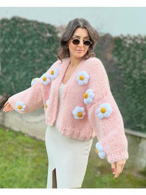 El Örgüsü Kadın Hırkası