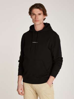 Ck J30J325639 Grıd Monogram Hoodıe Erkek Sweatshırt