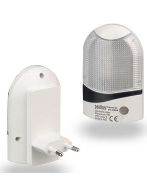 Fotoselli Gece Lambası, Beyaz Renk, Şık ve Kullanışlı Aydınlatma Seçeneği