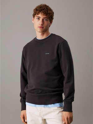 Ck J30J327530 Calvın Kleın Label Crew Neck Erkek Sweatshırt