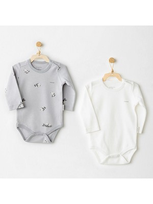 Andywawa AC26036 Keep Smiling 2'li Badi Grey