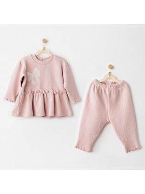 Andywawa AC26204 Casual 2'li Takım Pink