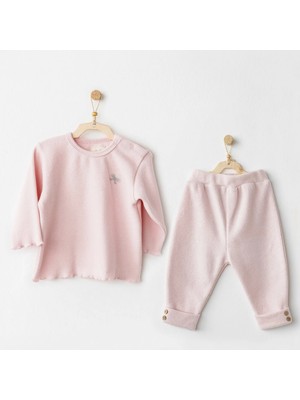 Andywawa AC26218 Casual 2'li Takım Pink
