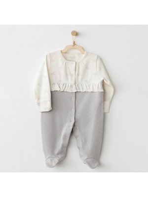 Andywawa AC26255 Baby Bow Bliss Tulum Ecru Grey