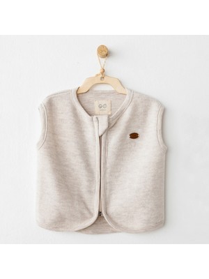 Andywawa AC26211 Casual Yelek Beige