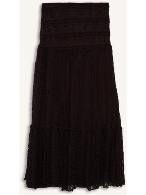 DeFacto A Kesim Dantel Midi Etek F6601AX25AU