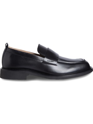 Calvin Klein Siyah Erkek Loafer Sq Rubber Loafer