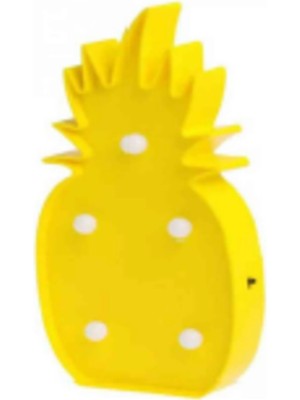 Renkli LED Ananas Gece Lambası, Ortamınıza Neşe Katacak Aydınlatma