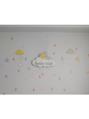 Renkli Çocuk Odası Dekoratif Gece Lambası, Tatlı ve Sıcak Atmosfer Yaratır