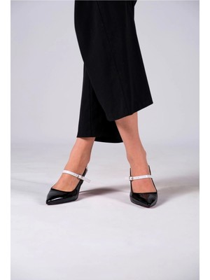 Stil Modern Kadın Günlük Kısa Topuklu Ayakkabı Özel Tasarım Gündüz Gece Abiye Ayakkabı