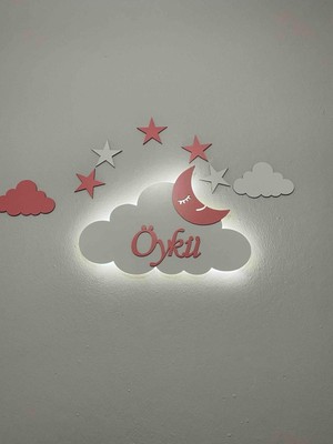 Renkli Çocuk Odası Dekoratif Gece Lambası, Sıcak ve Neşeli Atmosfer Için Ideal