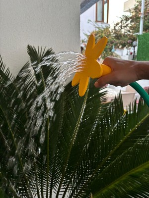 Sarı Çiçek Hortum Fıskiyesi 1/2 (Iç Çap 12,5mm) Hortum Uyumlu