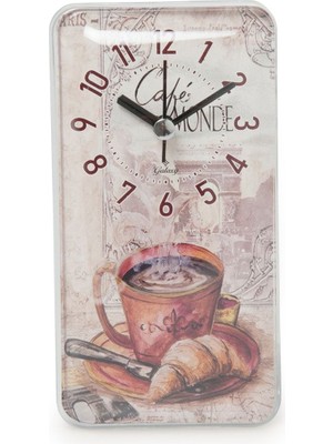 Şık Beyaz Dekoratif Saat, Modern ve Zarif Tasarım ile Evinize Şıklık Katar