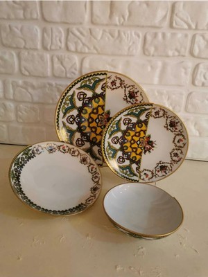 Fermato 24 Parça 6 Kişilik Porselen Yemek Takımı Verde Serisi