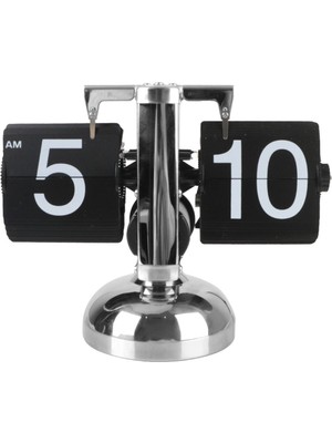 Şık Siyah Retro Dijital Masa Saati, Ev Dekoru Için Otomatik Kuvars Saat