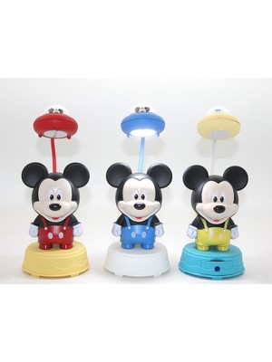 Akıllı Durak Mickey Mouse Masa Üstü Lamba USB Şarjlı Model 2